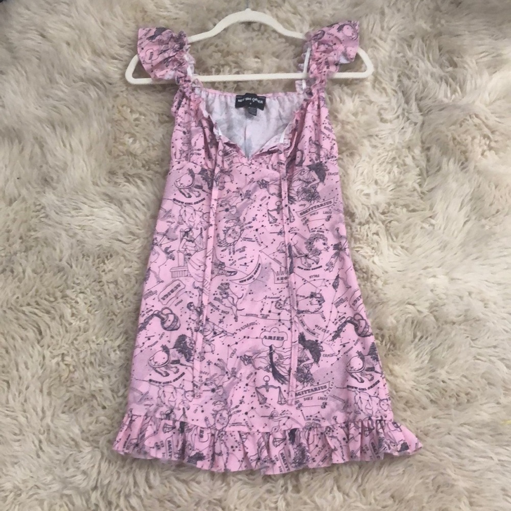 Little Pink Astrology Themed Sundress